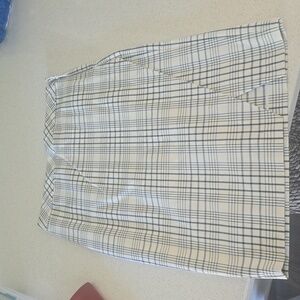 Plaid Pencil Skirt